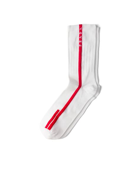 prada white socks